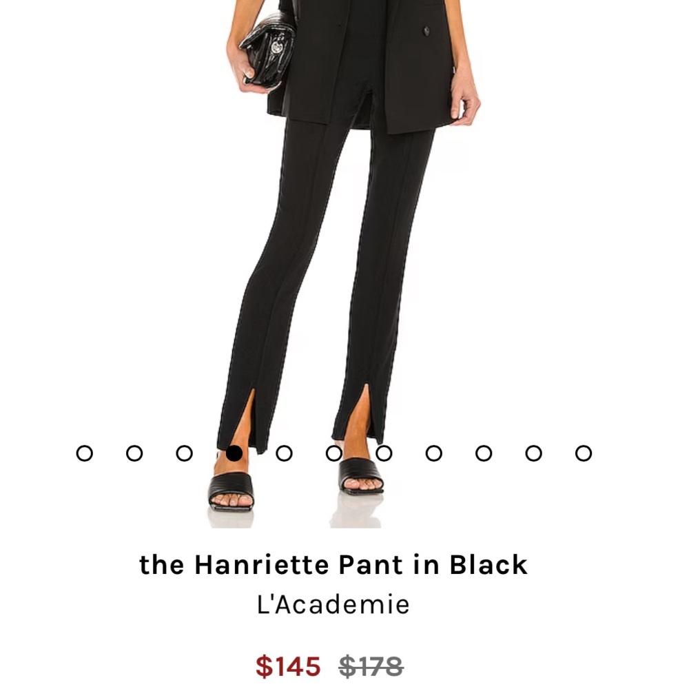 the Hanriette Pant in Black
L'Academie